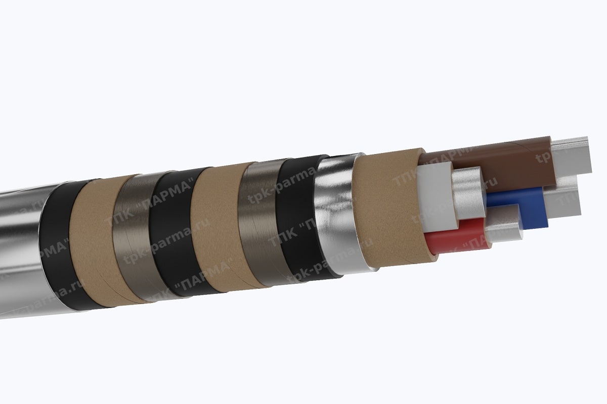 Фотография провода Кабель АСБ2лГ 3х150+1х70 - 1кВ