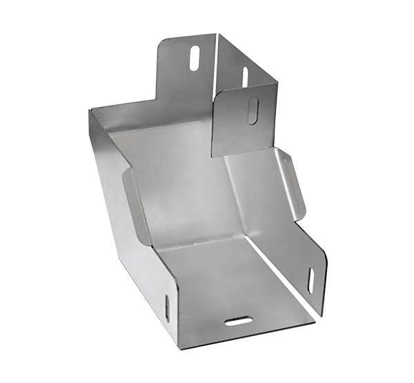 Угол вертикальный внутренний с разворотом 90' прав SYVVR600*100*1,5 R INOX