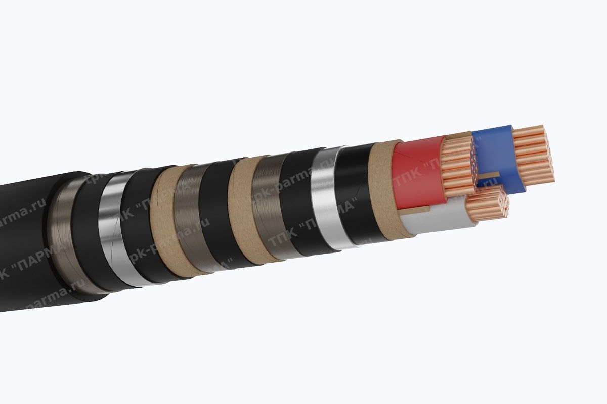 Фотография провода Кабель СБлШв 3х150+1х70 - 1кВ