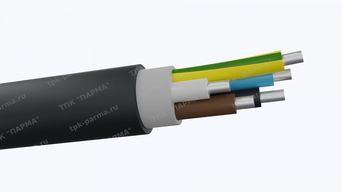 Фотография провода Кабель АВВГз 5х50 - 1кВ