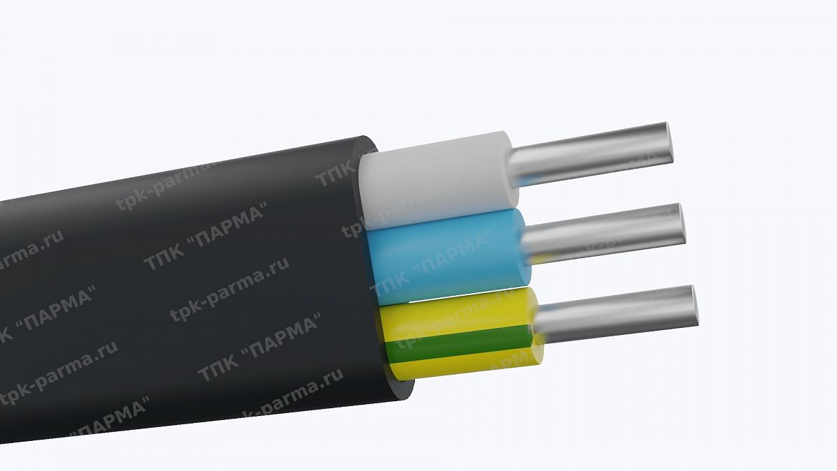 Фотография провода Кабель АВВГнг-LS-П 3х10