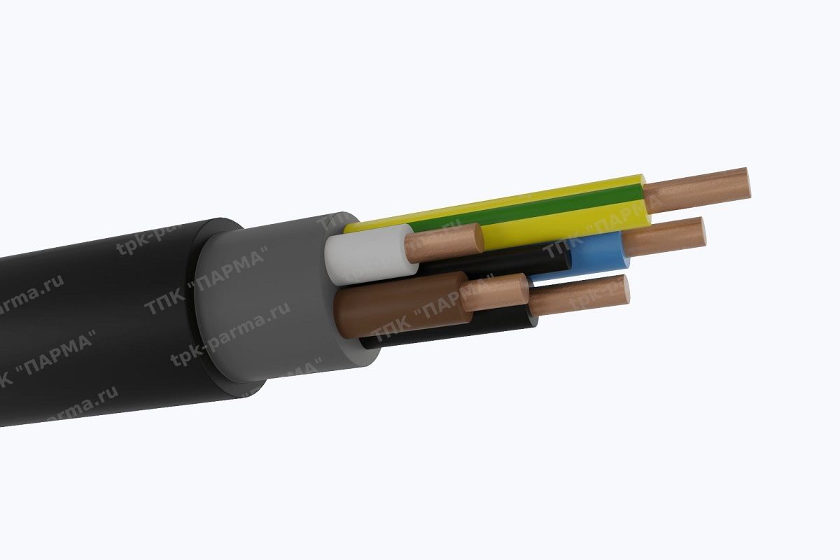 Фотография провода Кабель ВВГнг-ХЛ 5х2,5 - 1кВ
