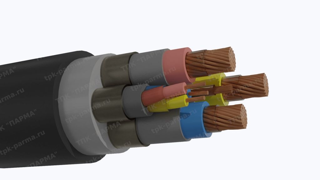 Фотография провода Кабель КГЭТШ 3х120+1х16+3х10