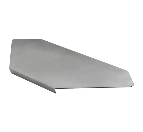 Крышка угла горизонтального 90' SKYG90*500*2,0 ZN