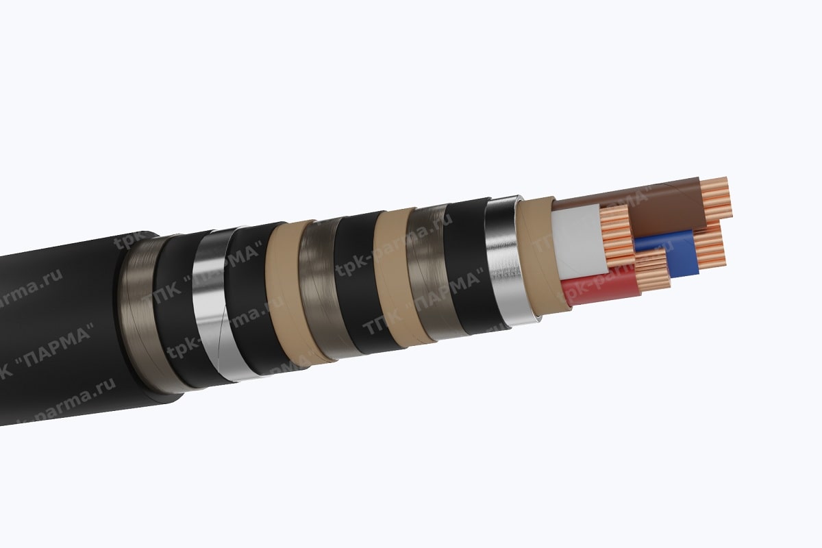 Кабель СБ2лШв 3х70+1х35 - 1кВ