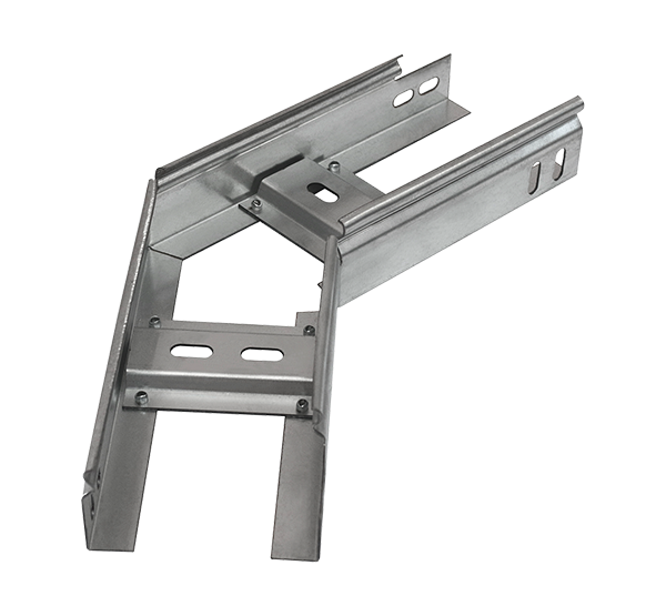Угол горизонтальный лестничный 45' YGL45*400*150*2,0 ZN