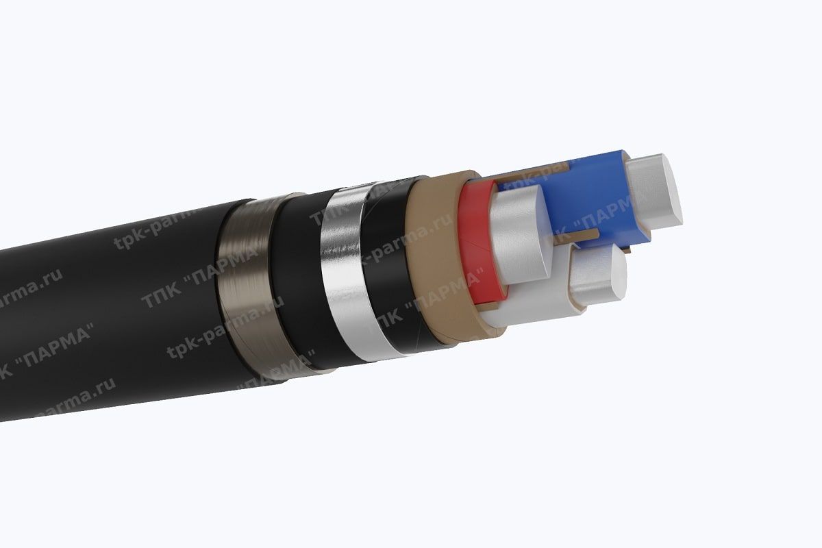 Фотография провода Кабель ААШнг 3х185 - 10кВ